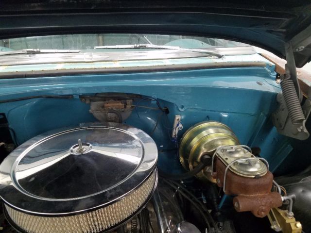 1955 Green Chevrolet Bel Air/150/210 2 door post