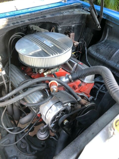 1955 Blue Chevrolet Bel Air/150/210 Sedan