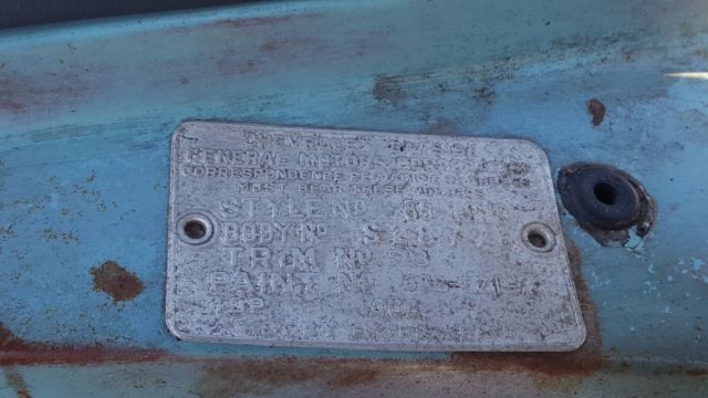 1955 Blue Chevrolet Bel Air/150/210 Sedan