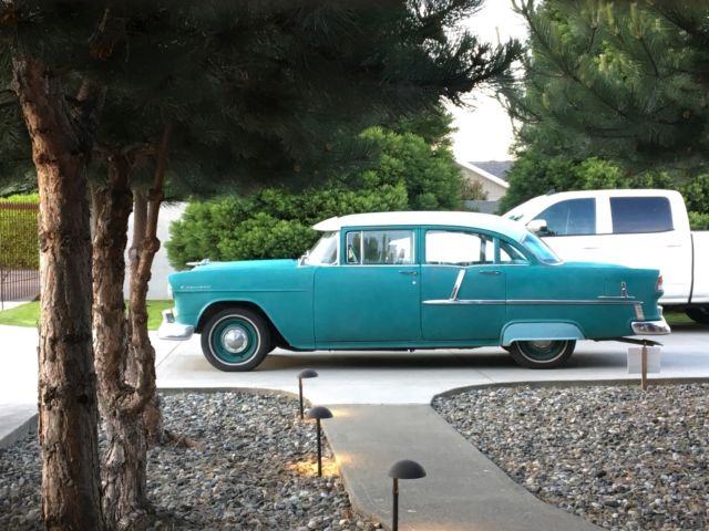 1955 GREEN Chevrolet Bel Air/150/210