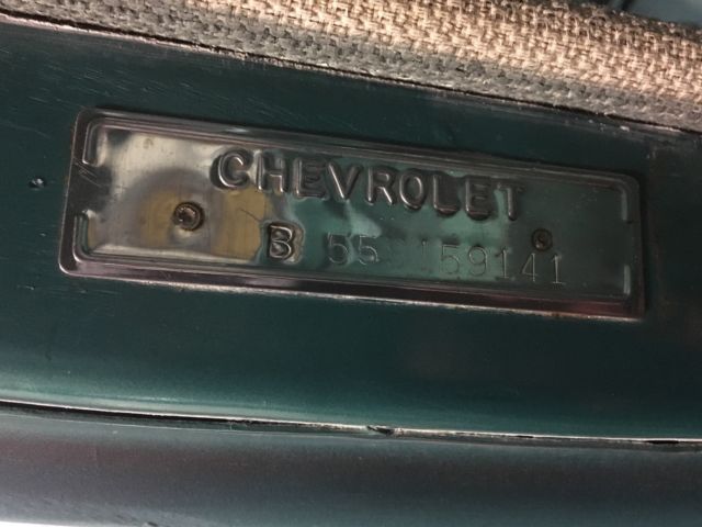 1955 GREEN Chevrolet Bel Air/150/210