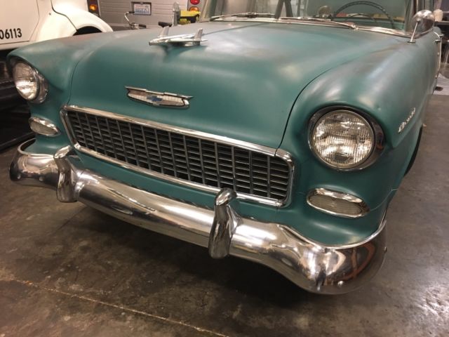 1955 GREEN Chevrolet Bel Air/150/210