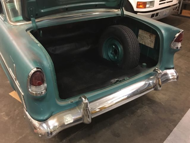 1955 GREEN Chevrolet Bel Air/150/210