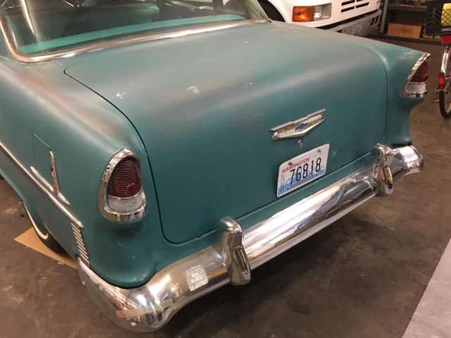1955 GREEN Chevrolet Bel Air/150/210