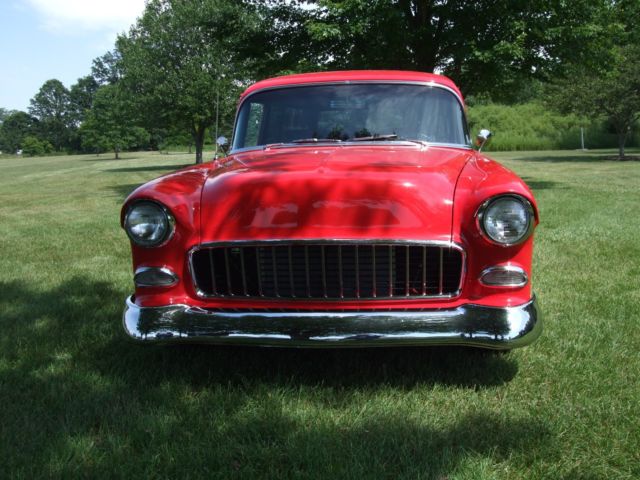 1955 VIPER RED Chevrolet Bel Air/150/210 Wagon
