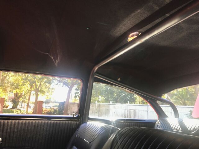 1955 Orange Chevrolet Bel Air/150/210 Sedan