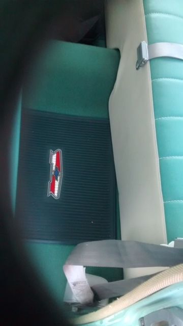 1955 Green Chevrolet Bel Air/150/210 Coupe