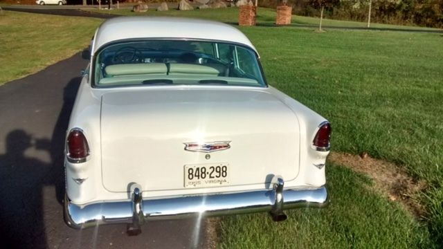 1955 Green Chevrolet Bel Air/150/210 Coupe