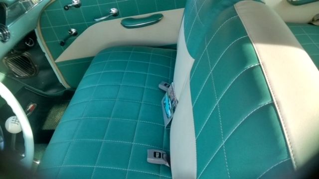 1955 Green Chevrolet Bel Air/150/210 Coupe