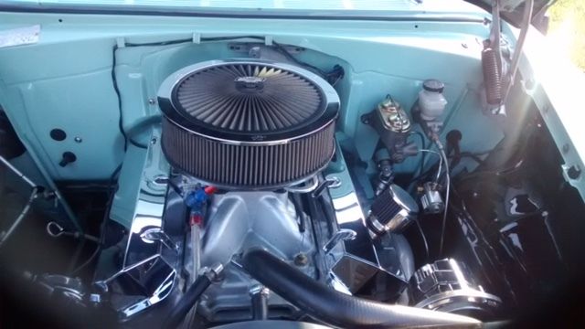 1955 Green Chevrolet Bel Air/150/210 Coupe