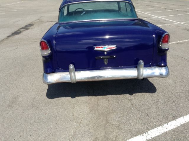 1955 Blue Chevrolet Bel Air/150/210 2dr