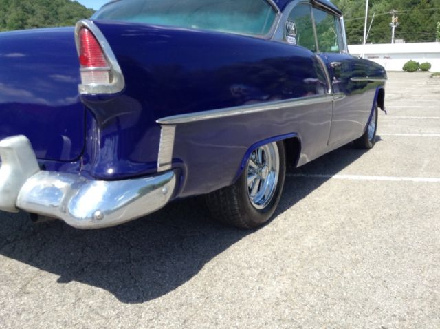 1955 Blue Chevrolet Bel Air/150/210 2dr