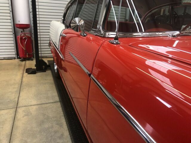 1955 Gypsy Red/ Indian Ivory Chevrolet Bel Air/150/210 Coupe