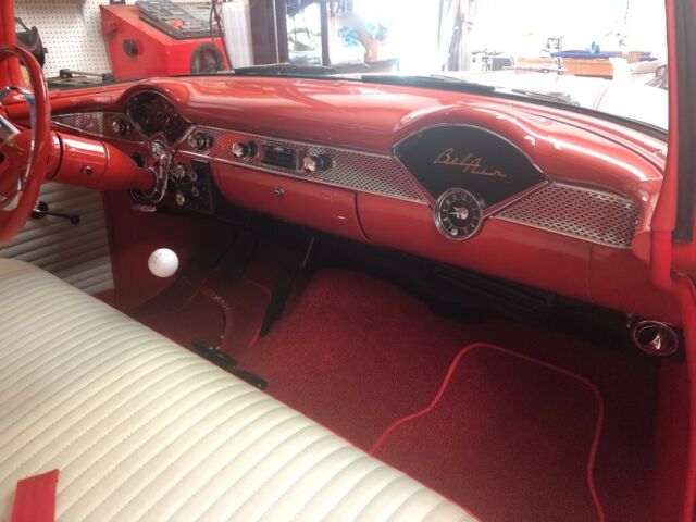1955 Gypsy Red/ Indian Ivory Chevrolet Bel Air/150/210 Coupe