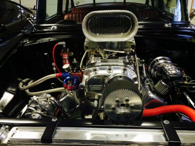 1955 Black Chevrolet Bel Air/150/210