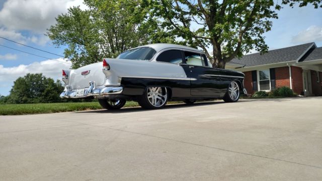 1955 Black/Silver Chevrolet Bel Air/150/210 Coupe