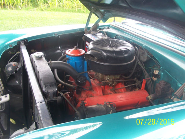 1955 Greene and Cream Chevrolet Bel Air/150/210