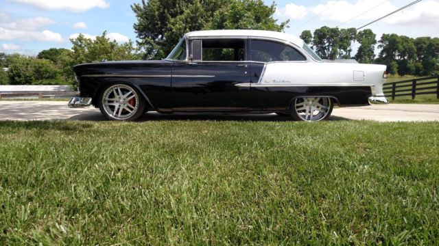 1955 Black/Silver Chevrolet Bel Air/150/210 Coupe