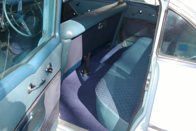 1955 Blue Chevrolet Bel Air/150/210 Sedan