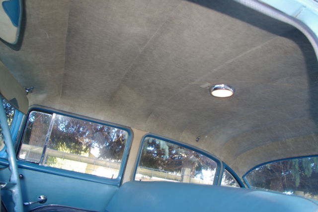 1955 Blue Chevrolet Bel Air/150/210 Sedan