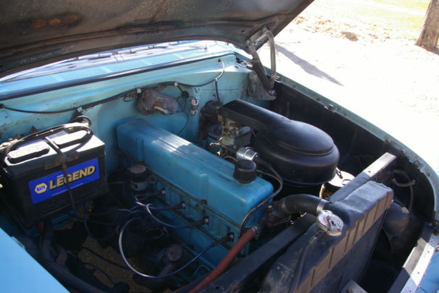 1955 Blue Chevrolet Bel Air/150/210 Sedan