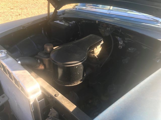 1955 Blue Chevrolet Bel Air/150/210 Sedan
