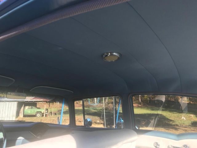 1955 Blue Chevrolet Bel Air/150/210 Sedan