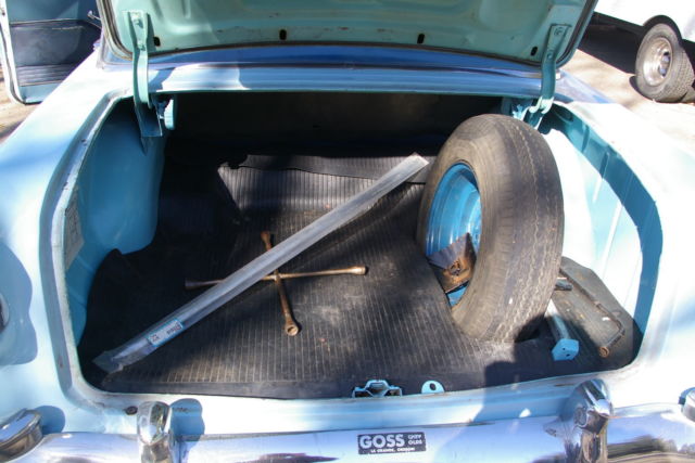 1955 Blue Chevrolet Bel Air/150/210 Sedan