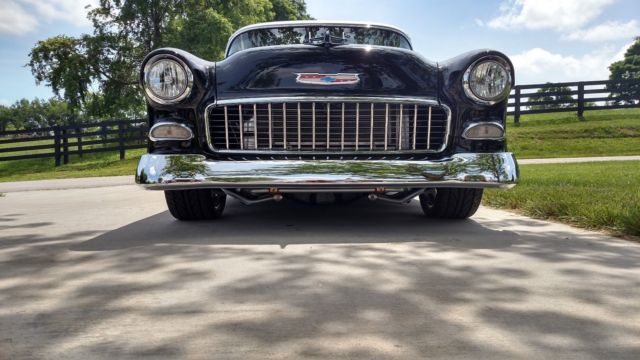 1955 Black/Silver Chevrolet Bel Air/150/210 Coupe
