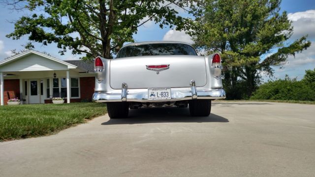 1955 Black/Silver Chevrolet Bel Air/150/210 Coupe