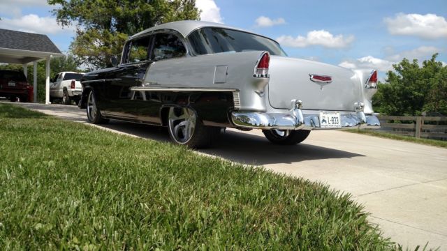 1955 Black/Silver Chevrolet Bel Air/150/210 Coupe