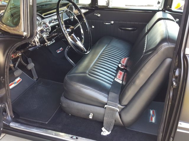 1955 Black Chevrolet Bel Air/150/210 Coupe