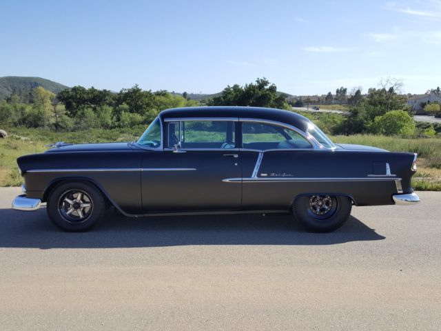 1955 Black Chevrolet Bel Air/150/210 Coupe