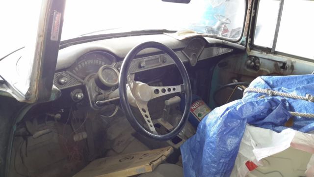 1955 Black Chevrolet Bel Air/150/210 Sedan