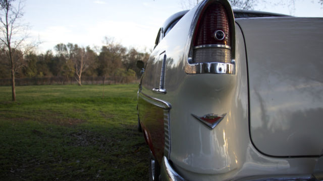 1955 Red Chevrolet Bel Air/150/210 Coupe