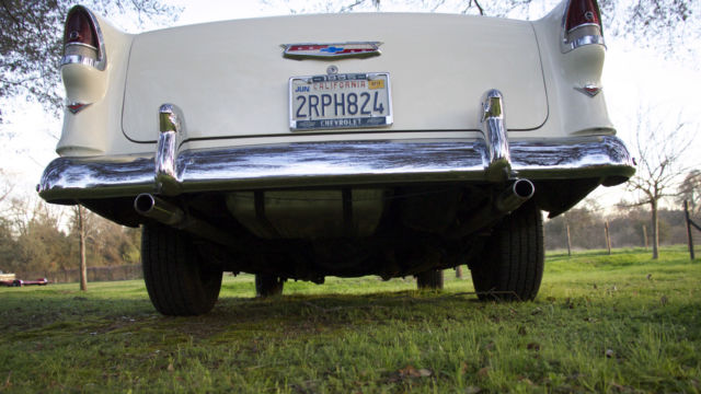 1955 Red Chevrolet Bel Air/150/210 Coupe