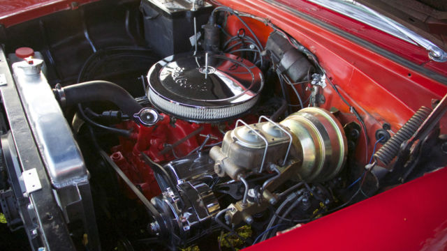 1955 Red Chevrolet Bel Air/150/210 Coupe