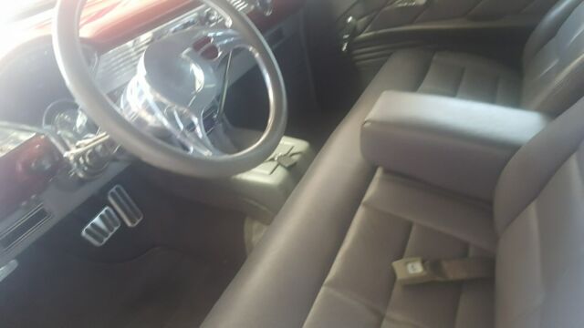 1955 Elec Red/Gray Chevrolet Bel Air/150/210 Coupe