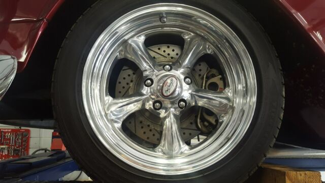 1955 Elec Red/Gray Chevrolet Bel Air/150/210 Coupe