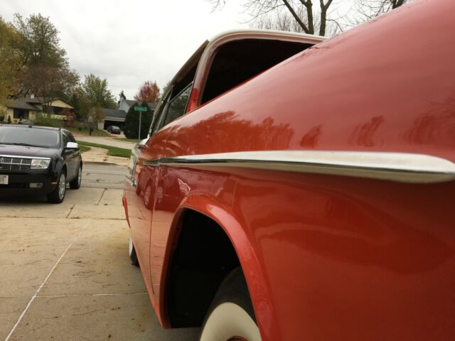 1955 Red Chevrolet Bel Air/150/210 Coupe