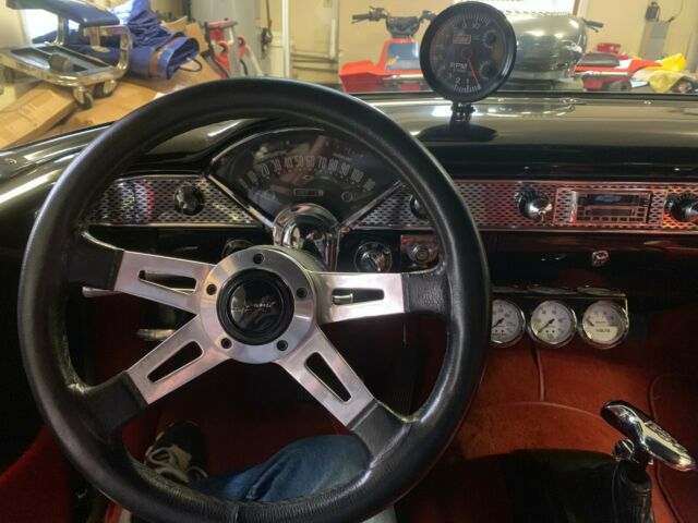 1955 Black Chevrolet Bel Air/150/210