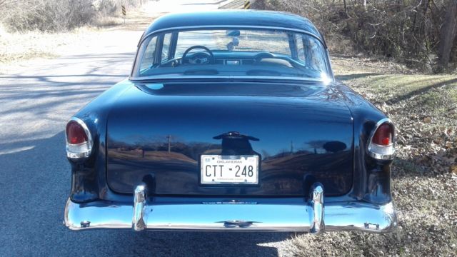 1955 Blue Chevrolet Bel Air/150/210 Coupe
