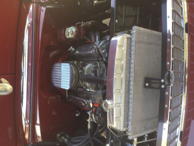 1955 Red Chevrolet Bel Air/150/210 Sedan