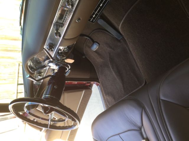 1955 Red Chevrolet Bel Air/150/210 Sedan
