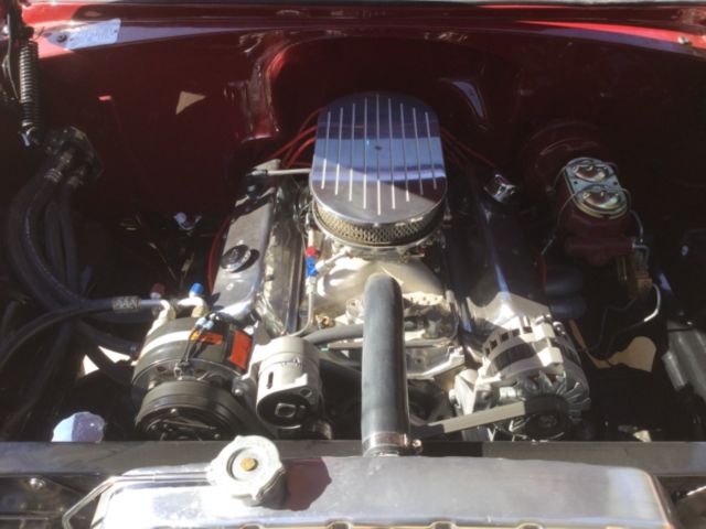 1955 Red Chevrolet Bel Air/150/210 Sedan