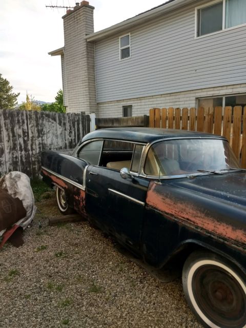 1955 Black Chevrolet Bel Air/150/210 Coupe
