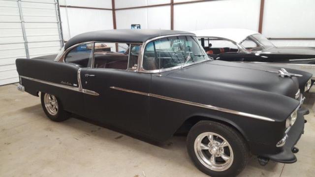 1955 Flat Black Chevrolet Bel Air/150/210