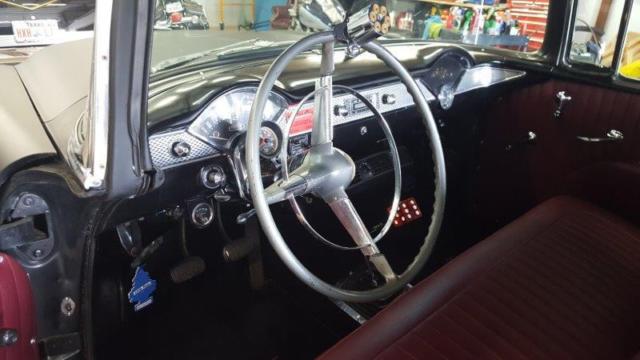 1955 Flat Black Chevrolet Bel Air/150/210