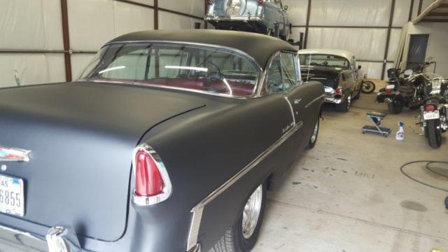 1955 Flat Black Chevrolet Bel Air/150/210