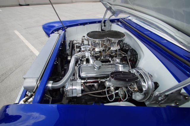 1955 Blue Chevrolet Bel Air/150/210 Coupe